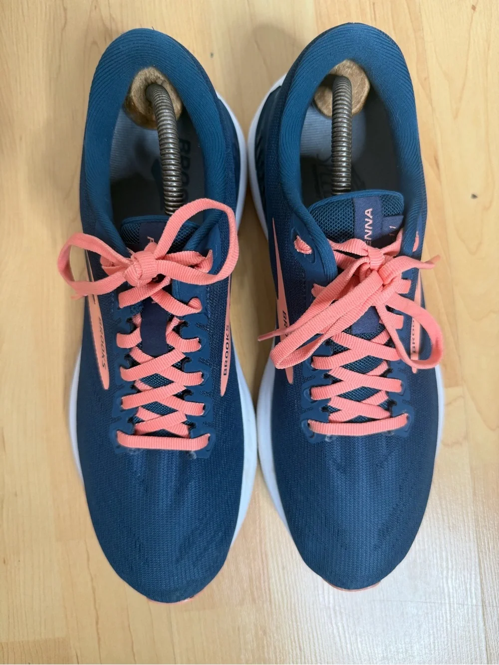 Brooks Women’s Navy with Coral Lace Running Shoes